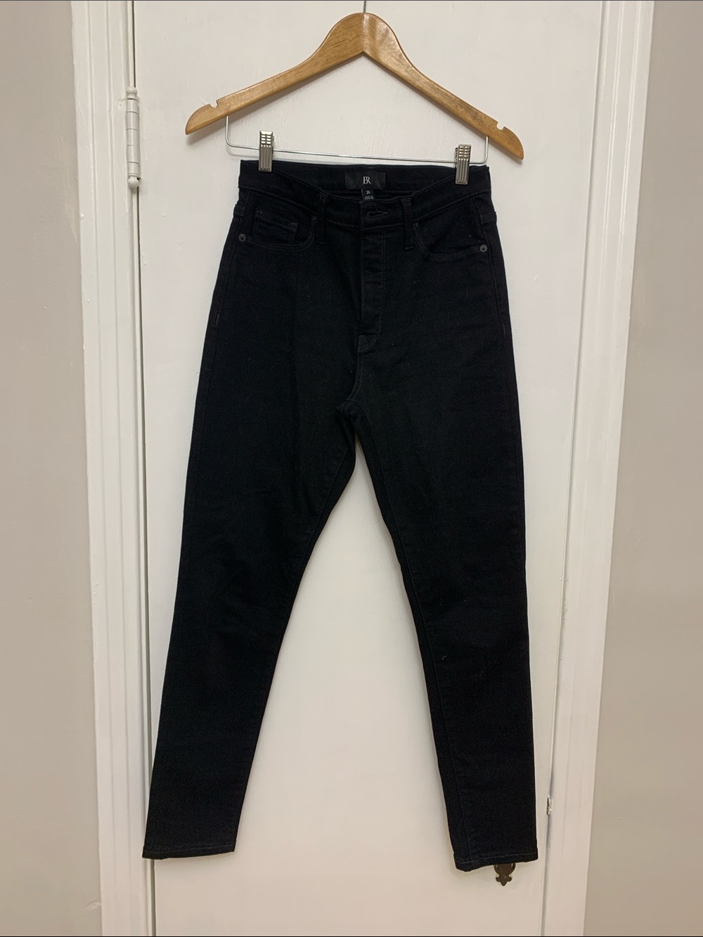 Banana Republic Black High Waisted Skinny Jeans